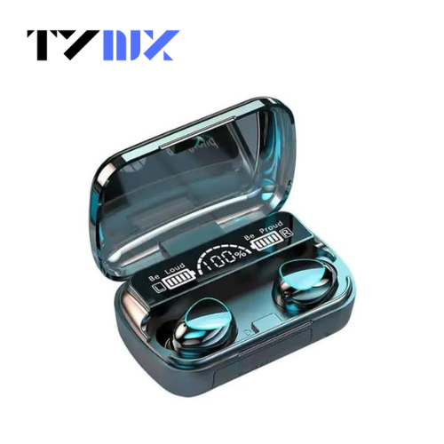 M10 Bluetooth 5.1 Earphones, 2200mAh Charging Case, Wireless Headphones,9D Stereo Sports Waterproof