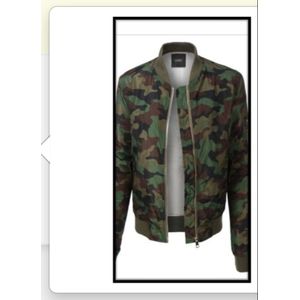 camouflage bomber jacket