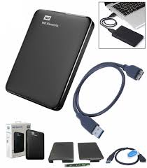 WD Elements USB 3.0 High Speed External Hard Disk Case