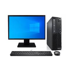 Lenovo ThinkCentre M73 SFF – Core i3-4570 3.20GHz,4Gb Ram,256Gb sdd DVDRW,17" Monitor,keyboard & mice (Windows 10 Professional with Free Wifi Dongo Pc for Business,Home,Office and Schools