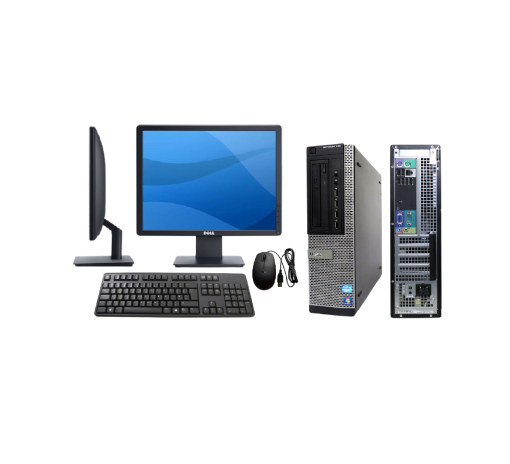 dell optiplex 790 coi5,4gb,500gb hdd 19'' Monitor,keyboard,mice,pw cable vga cable win 10 and office installed free wifi Dongo ..pc for business,office,home and schools (COMPLETE SET)