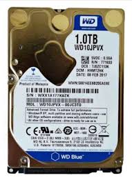 WD Blue 1TB Internal Laptop Hard Disk 2.5 Inch (Slim)