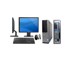 Dell 790 Desktop Computer SFF Core i3 8GB Ram (Memory)  500GB HDD,17 LCD  monitor, keyboard,Mice Windows 10 PC Complete set for Office,Home or Schools.