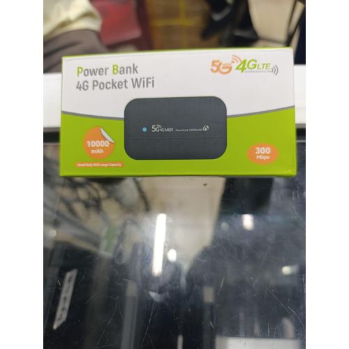 4G LTE Pocket WiFi With 10000mAh Power Bank 4G Portable Wi-Fi Router With Power Bank And Sim Card