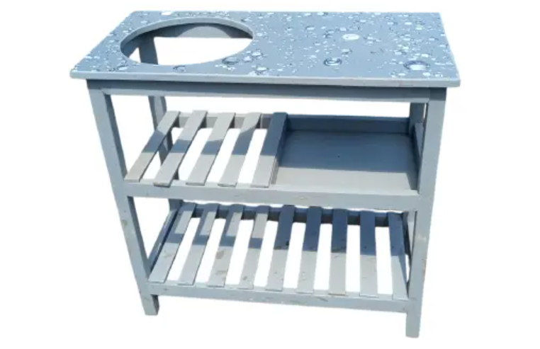 Modern strong and classic kitchen table,Wooden strong Kitchen table with racks. suitable for  cooking Meko.as picture