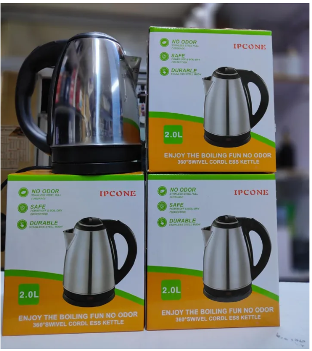 IPCONE 2.0 L Electric Kettle Water Heater Boiler Jug with auto stop.Start the day with hot water for your morningmorning's s tea or coffee with fast Water heater Kettle. It is an essential electrical
