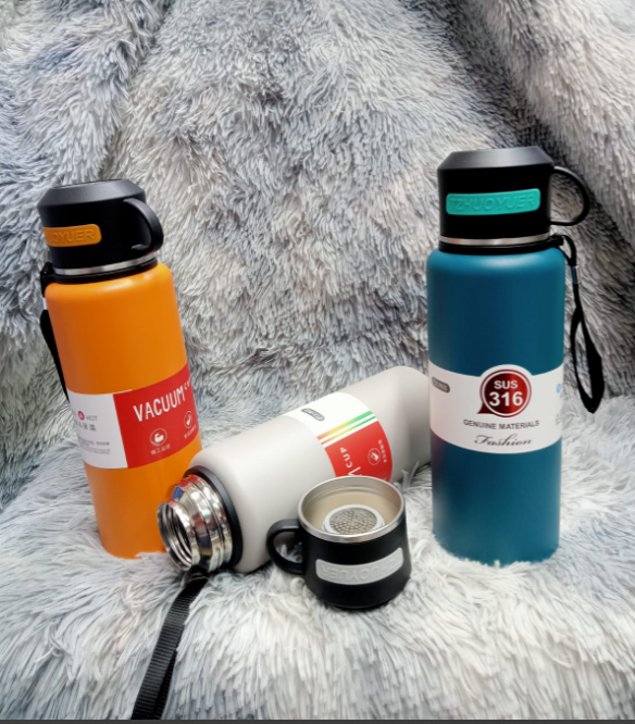 1L Thermal Water Bottle Keep Cold and Hot Water Bottle Thermos for Water Tea Coffee Vacuum Flasks Stainless Steel Thermos Bottle