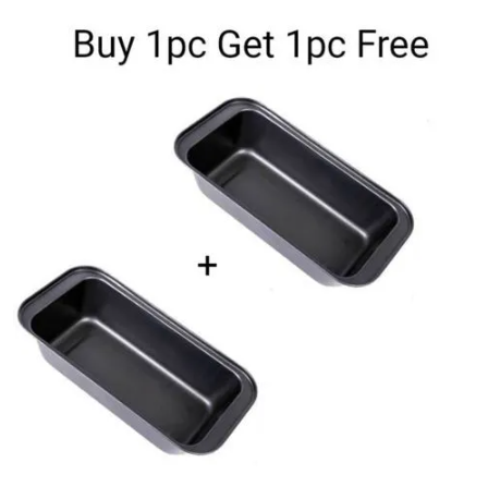 BUY 1 GET 1 FREE. perfect loaf bread baking tins.Durable & nonstick
Even baking everytime, Home and commercial use.
