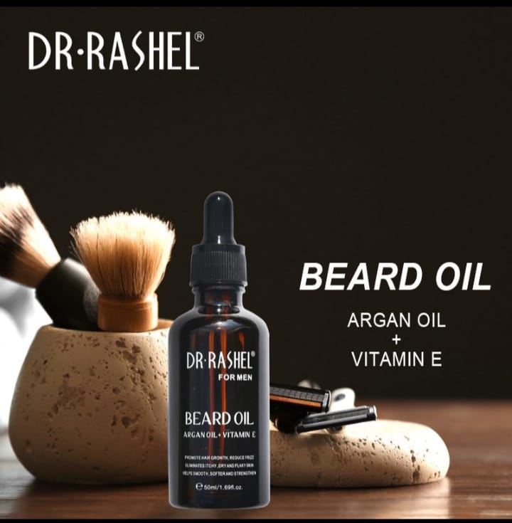 Dr. Rashel Fast Growth Beard Oil (Argan Oil+ Vitamin E)