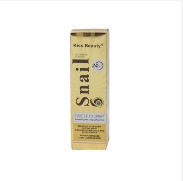 Kiss Beauty Snail Make Up Fix Spray Setting Spray Long Lasting  220ml Long-lasting makeup hold dewy finish control shine and reduce the appearance of pores