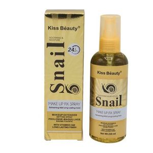 Kiss Beauty Snail Make Up Fix Spray Setting Spray Long Lasting  220ml Long-lasting makeup hold dewy finish control shine and reduce the appearance of pores