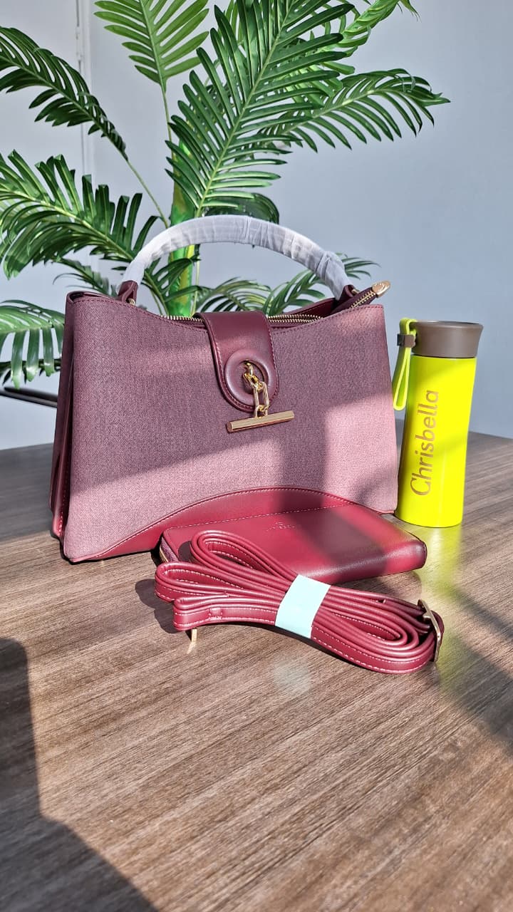 CHRISBELLA Quality Stylish Ladie Handbag Medium-sized one handle office bag