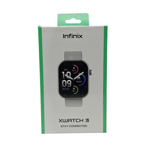 INFINIX Xwatch 3 XW3  Smart Watch Clear Bluetooth Calling 7-10 days work time (BT Call Off) Waterproof IP68, My Health App, Digital Crown, Wireless Charge TBD 1.43 INCH AMOLED Display & Waterproof