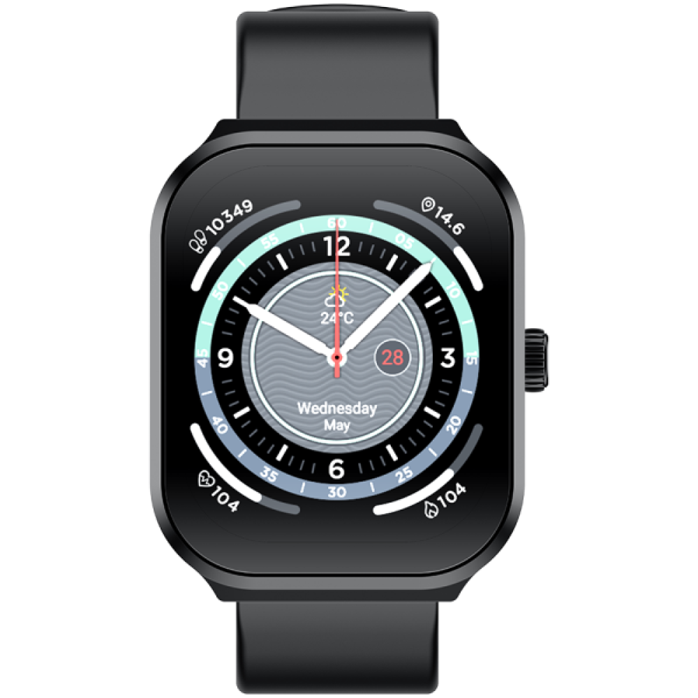 INFINIX  XWATCH 3 PLUS XW3P Smart Watch IP68 Waterproof, 2.13-INCH Amoled Curved Screen Display 7-Day Battery 200 Watch Faces Sports Modes Bluetooth Call Support Health Monitoring