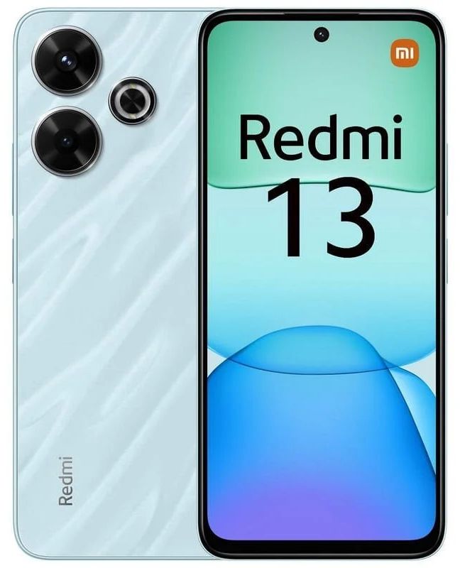 XIAOMI REDMI 13 6GB RAM +128GB ROM 108MP + 2MP Super Clear Main Camera Stylish PHONE  glass back Design 13MP Front Camera 5030mAh type C 33W fast charging 90Hz Refreshment rate SMARTPHONE