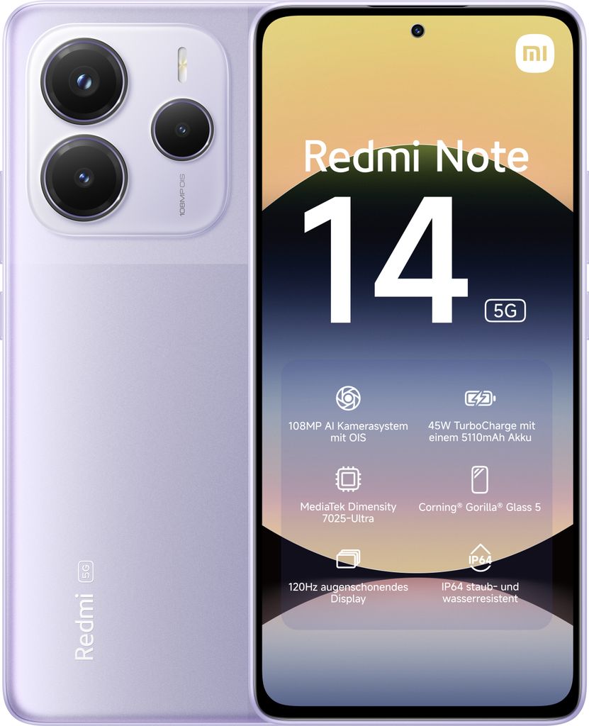 XIAOMI REDMI NOTE 14 Pro+ 5G Smartphone  6.67'' AMOLED  Display  12GB + 512GB ROM 200MP +8MP+2MP Triple Camera 20MP Front Camera Snapdragon 685 5110mAh Battery  Dual SIM PHONE