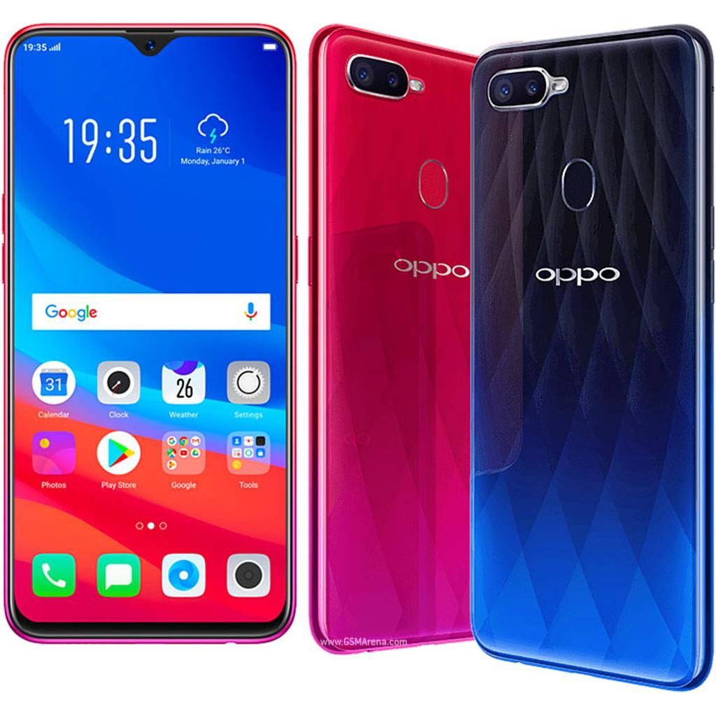 Refurbished OPPO F9 4GB+128GB 6.3 inches 16MP+16MP 3500mAh rear fingerprint scanner facial recognition dual-SIM smartphone