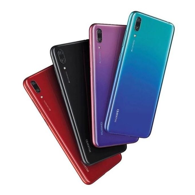 Huawei Y7 Pro  6.26" HD+ Display 4GB RAM + 128GB ROM  13MP+2MP Dual Camera  4000mAh Face Unlock -V Dual SIM 4G Smartphone  touchscreen  Long battery life smartphone Dual camera Smartphonephone