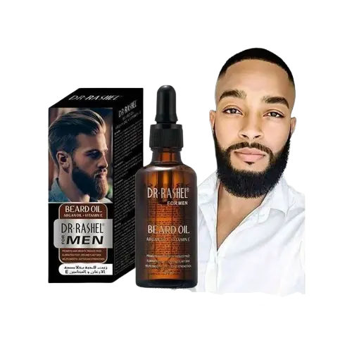 Dr. Rashel Beard Growth Oil With Argan Oil + Vitamin E For Men