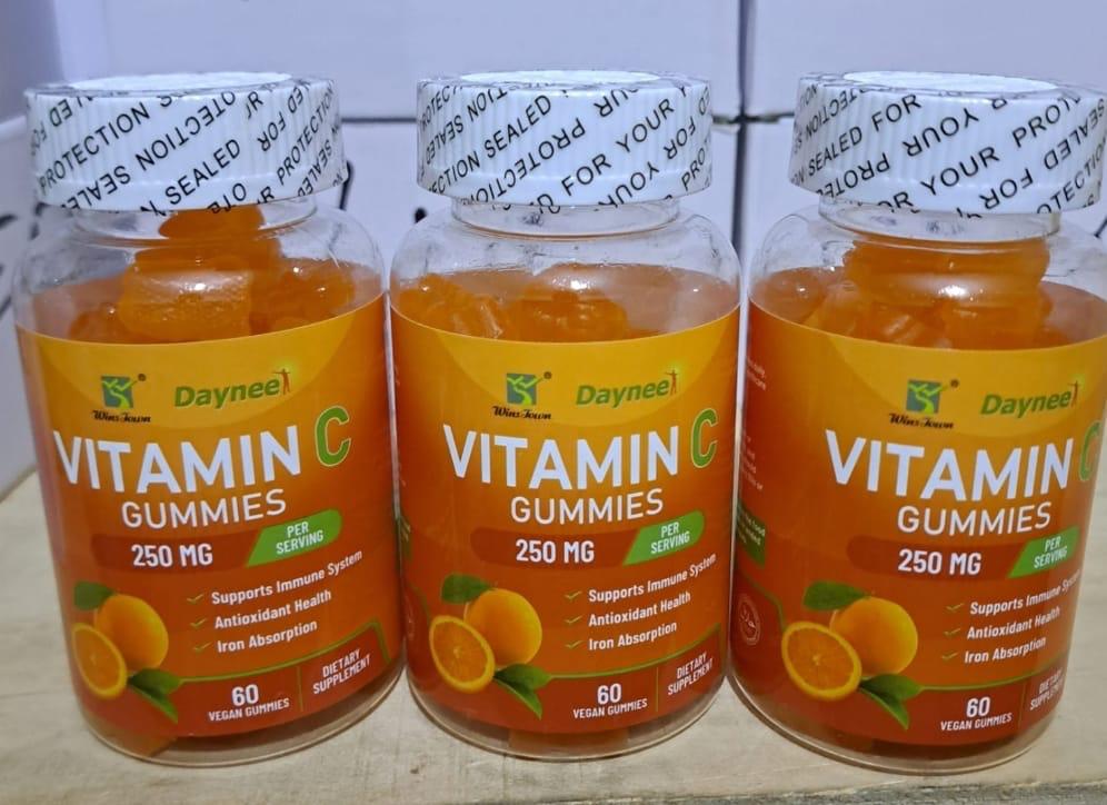 Daynee Vitamin C chewable gummies (250mg) 60s boost immunity