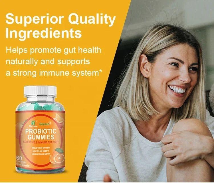 Probiotic Gummies (1 Bullion CFUs) | Dietary Supplement for Gut, Digestive and Immune Health