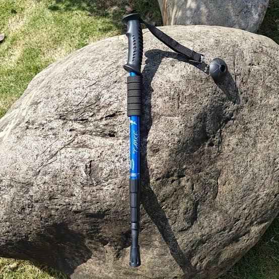 Quality Strong Adjustable Hiking Pole Trekking Pole Walking Stick Support Anti sock