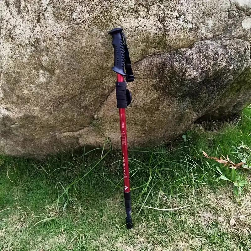 Quality Strong Adjustable Hiking Pole Trekking Pole Walking Stick Support Anti sock