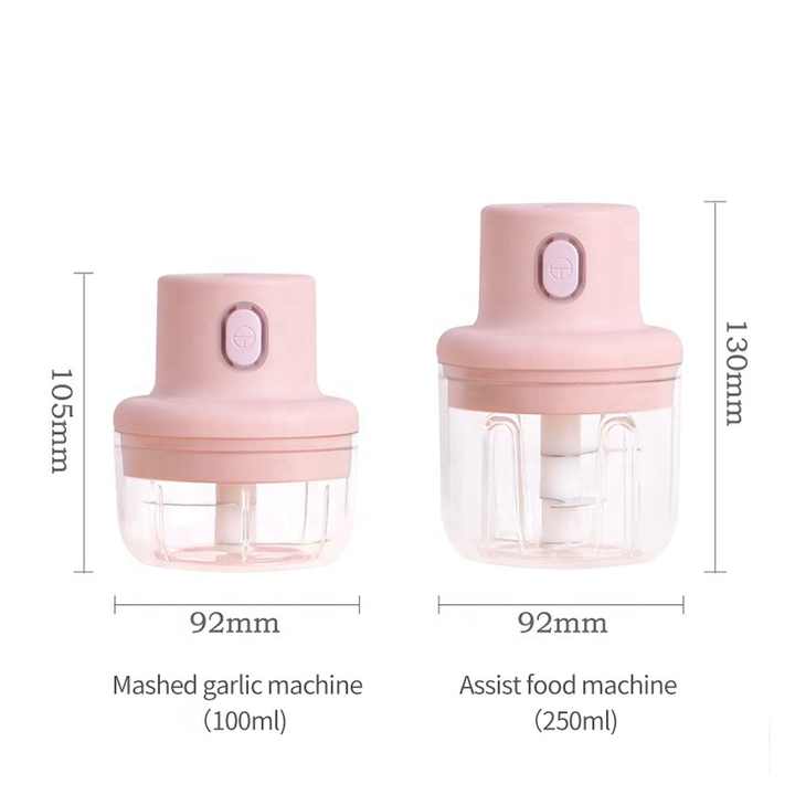 Electric Food Grinder Wireless Kitchen Choppers Portable Food Crusher Multifunctional Kitchen Mincer For Fruits Vegetables Meat Onion Nut Chilli Garlic Baby Food Process Grinder Seasoning Spice tools