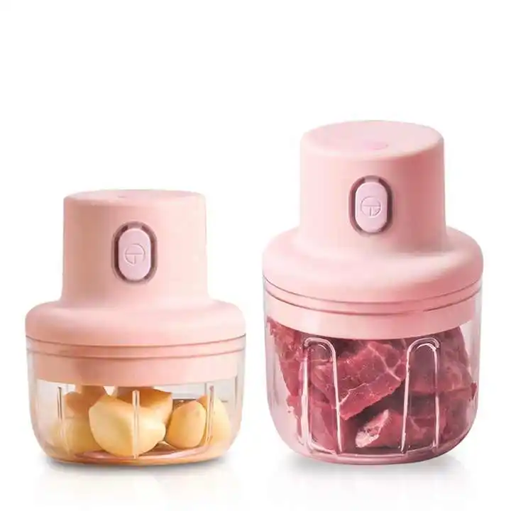 Electric Food Grinder Wireless Kitchen Choppers Portable Food Crusher Multifunctional Kitchen Mincer For Fruits Vegetables Meat Onion Nut Chilli Garlic Baby Food Process Grinder Seasoning Spice tools