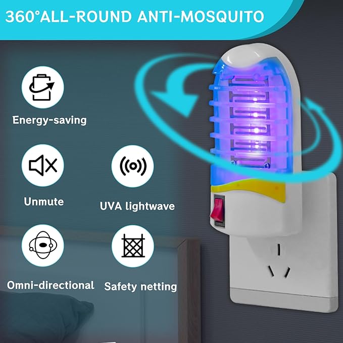 Electric Mosquito Killer Lamp Anti Mosquito Repellent Electric Mosquito Fly Bug Insect Trap Killer