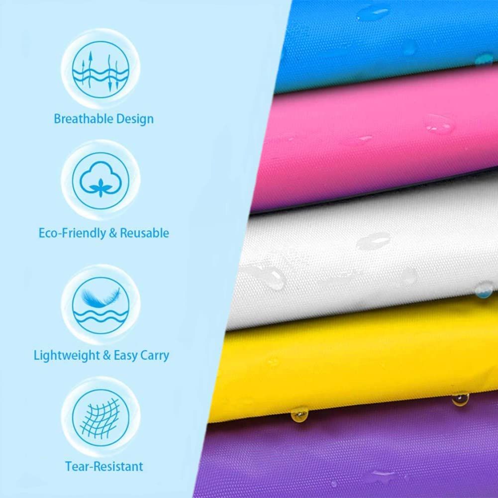 Reusable EVA Clear Poncho Rain Coats Waterproof Jackets with Hood Raincoat Rain Ponchos for Adults Men Women Outdoor Sports Travel Hiking Cycling Accessories Full Body Rain Protection Poncho