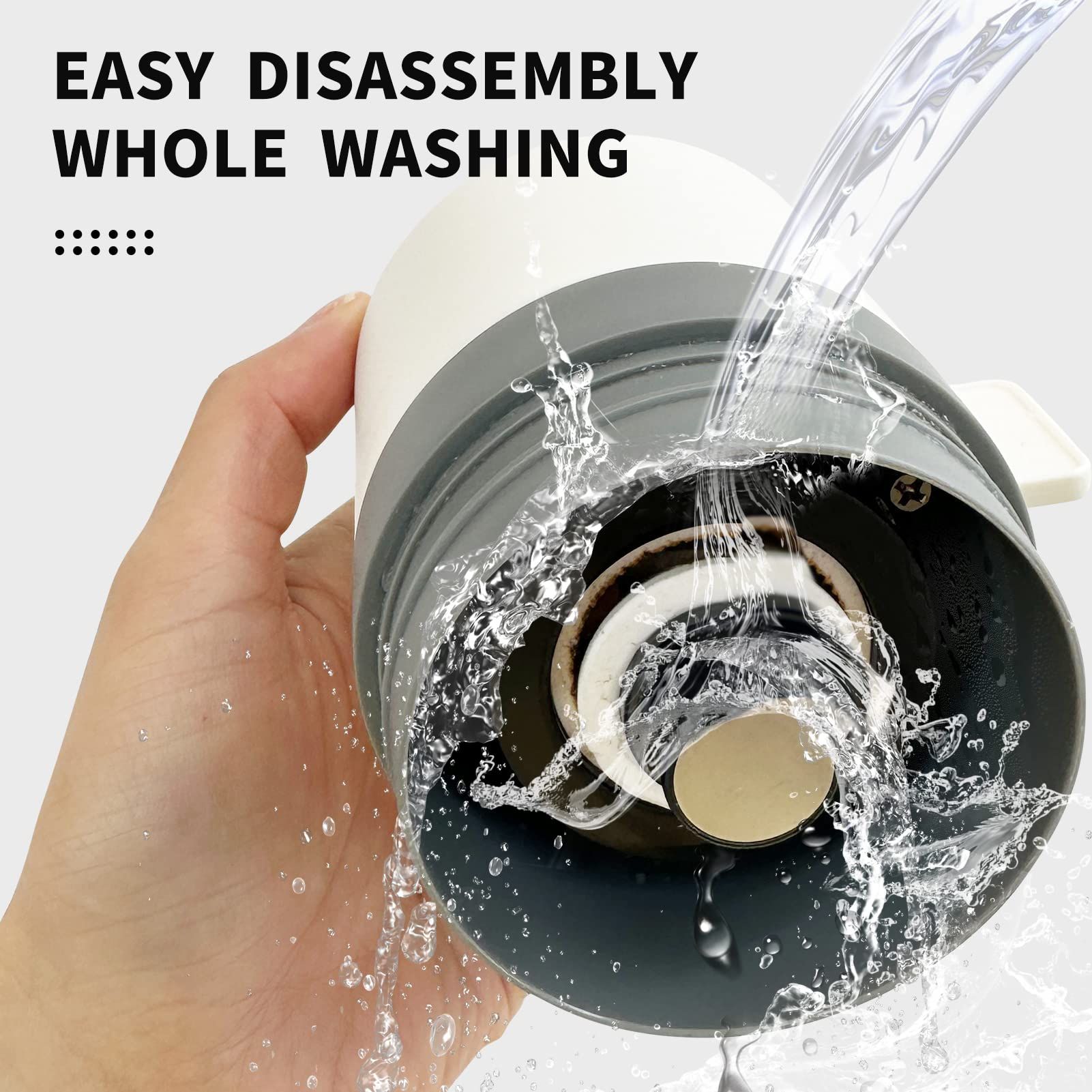 Portable Hand Coffee Grinder and Brewer All-in-One Manual Coffee Maker for Home and Outdoor Hand Operated Fresh Flavor Anytime Portable Design Enjoy Freshly Ground Coffee Coffee Makers