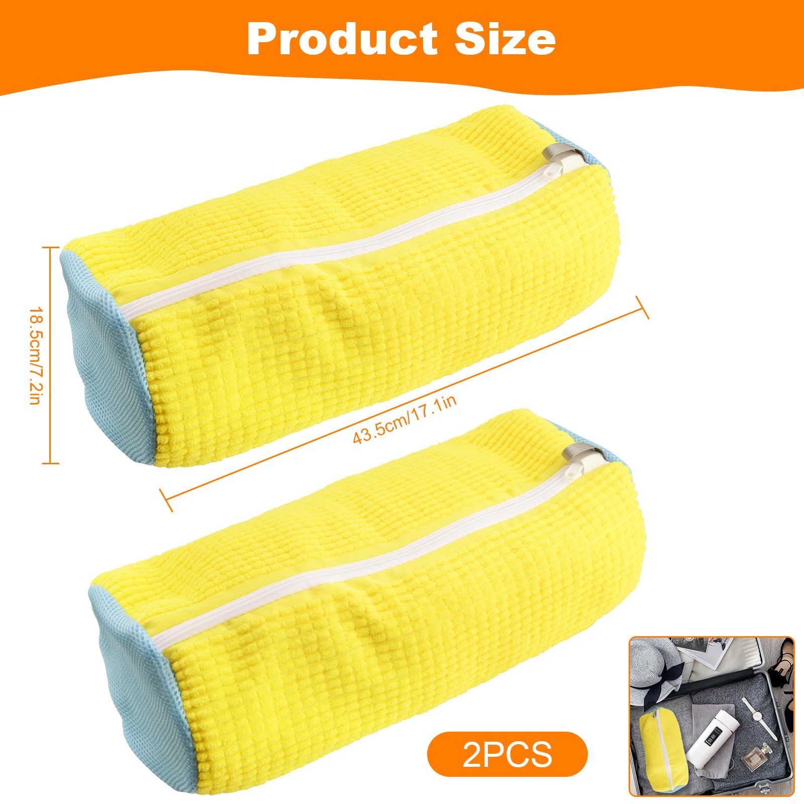 Washing Machine Bag Reusable Laundry Kit with Zipper Deep 360° Cleaning Shoe Bag Lightweight Portable Shoe Cleaner for Sneakers Canvas Tennis Trainers Laundry Storage Bag Value Gift for Women Mother