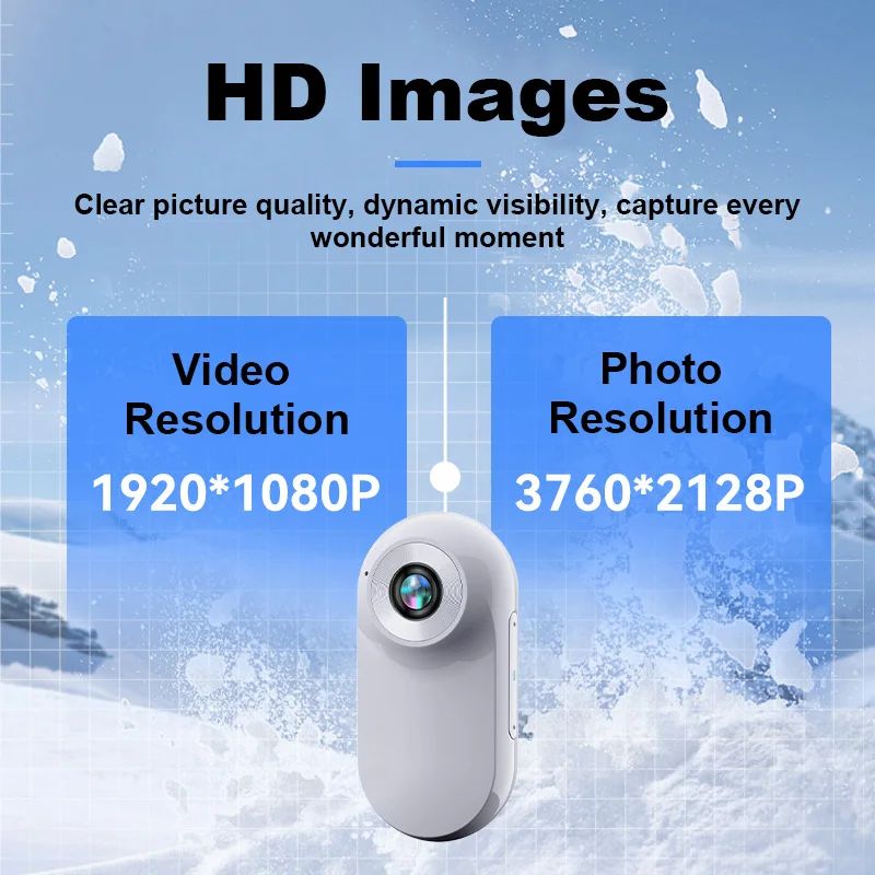 Thumb Motion Camera Driving Recorder Pet Sports Action 1080p Camera Digital HD with Mini Camera Camcorder With Wide Angle Lens Mini Portable Stable Sport Action Video Camera Value Usful Gift