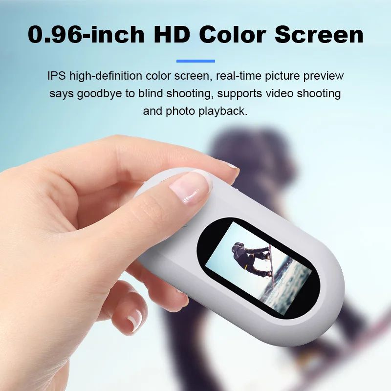Thumb Motion Camera Driving Recorder Pet Sports Action 1080p Camera Digital HD with Mini Camera Camcorder With Wide Angle Lens Mini Portable Stable Sport Action Video Camera Value Usful Gift