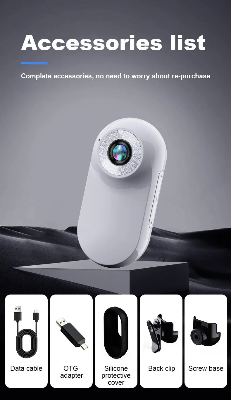 Wireless 1080P Digital Video Portable Thumb Pocket Mini DV Camcorder Camera Pet Cameras & Monitors With Wide Angle Lens Mini Portable Stable Sport Action Video Camera Significant Gift Record Memory