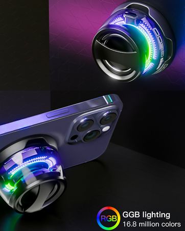 Multifunctional Magnetic Bluetooth Speaker Multifunctional Portable G200 Speaker with Multi RGB Color Light Show-3D Surround Sound Effect Phone Stand for iPhone Android TWS Pairing Outdoor Travel Home