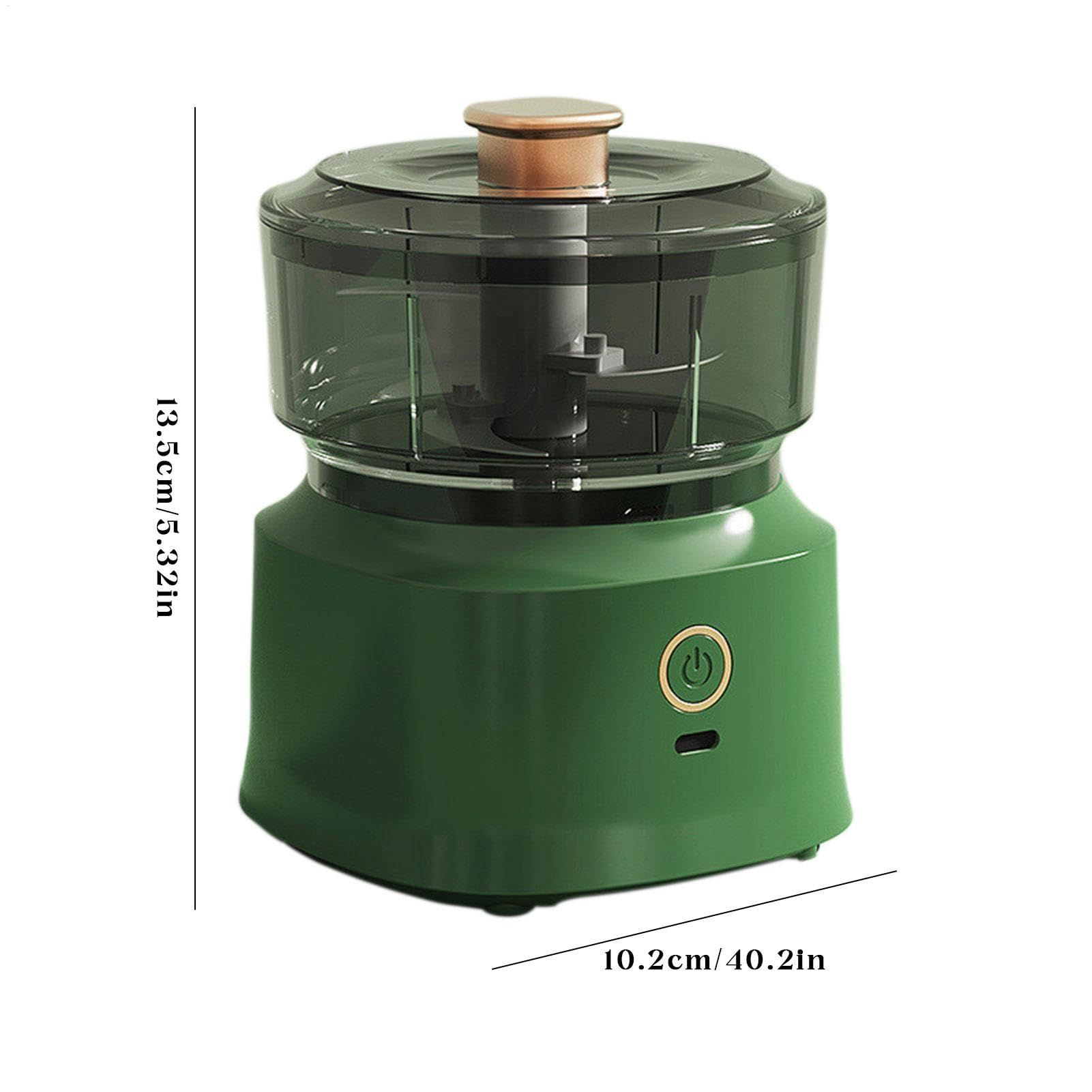 Electric Garlic Chopper Garlic Masher Mincer 350ml USB Rechargeable Garlic Mincer 350ml Baby Food Machine Meat Grinder Vegetable Cutter with Stainless Steel Blade Mini Chopper for Baby Food Family Use