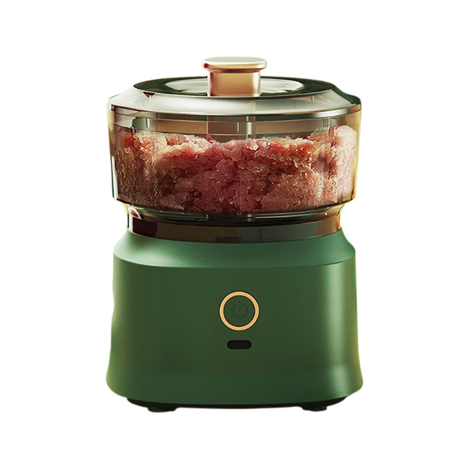 Electric Garlic Chopper Garlic Masher Mincer 350ml USB Rechargeable Garlic Mincer 350ml Baby Food Machine Meat Grinder Vegetable Cutter with Stainless Steel Blade Mini Chopper for Baby Food Family Use