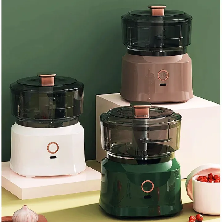 Mini Electric Chopper Electric Garlic Chopper 350ml USB Rechargeable Portable Food Processor Vegetable Chopper With USB Charging For Vegetable Pepper Baby Food Seasoning Meat Mincer Grinder