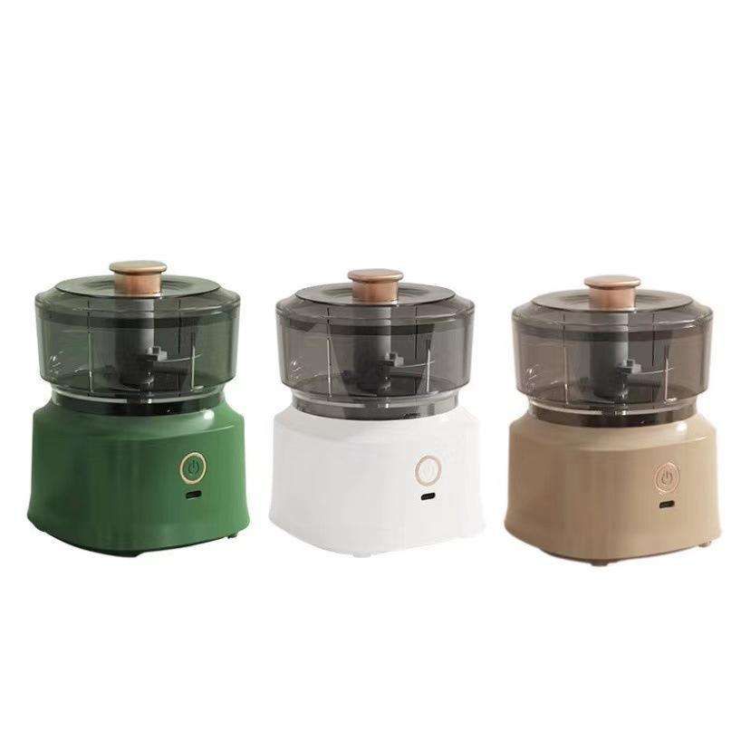 New Wireless Multifunction Food Processor Electric Meat Grinder  Garlic Press Baby Food Blender Kitchen Mincer Baby Food Maker Garlic Masher Multifunctional Food Processor for Home Baby Grinder