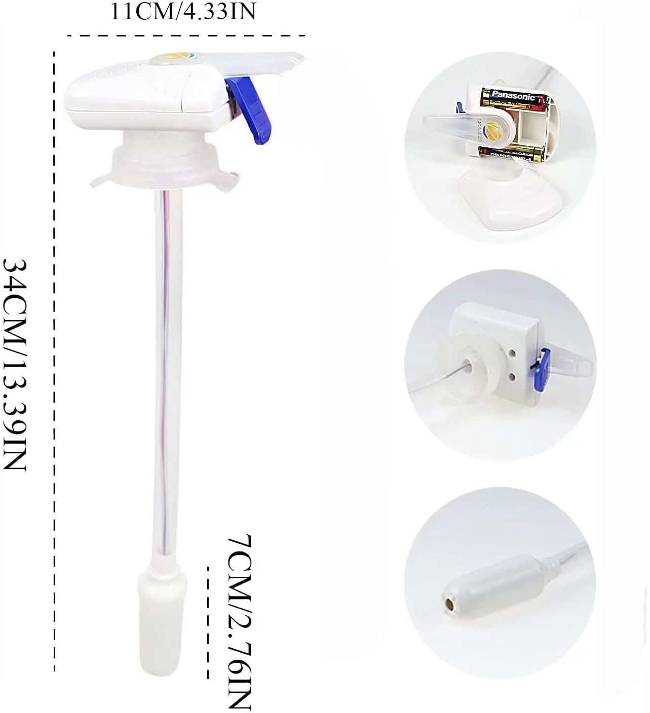 New Electric Portable Automatic Drink Dispenser Milk Dispenser for Fridge Gallon Milk Gallon Dispenser Can Prevent Milk Juice Beer Spill Proof Suitable for Outdoor and Home Kitchens Gift for Women Men