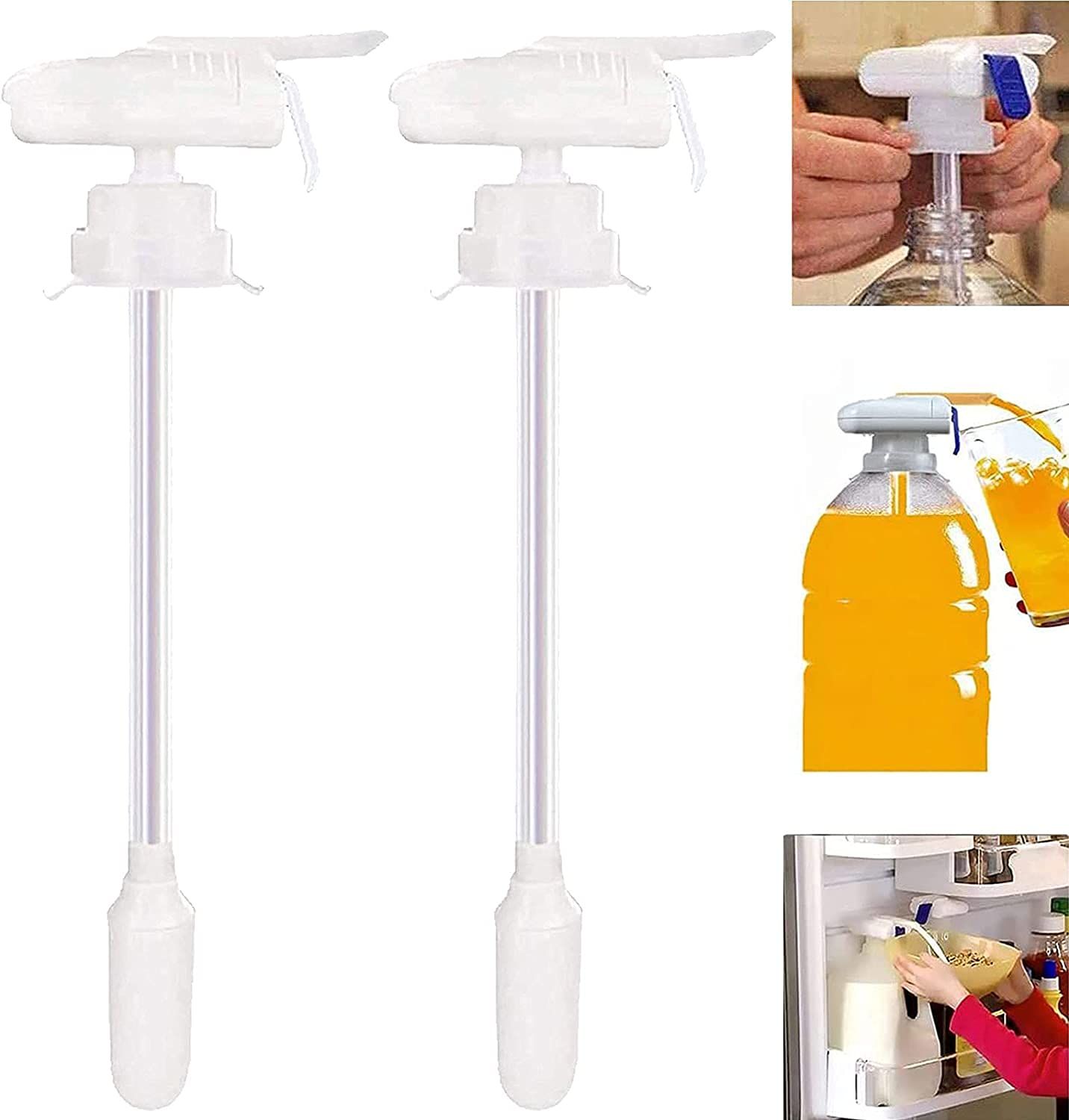 New Electric Portable Automatic Drink Dispenser Milk Dispenser for Fridge Gallon Milk Gallon Dispenser Can Prevent Milk Juice Beer Spill Proof Suitable for Outdoor and Home Kitchens Gift for Women Men