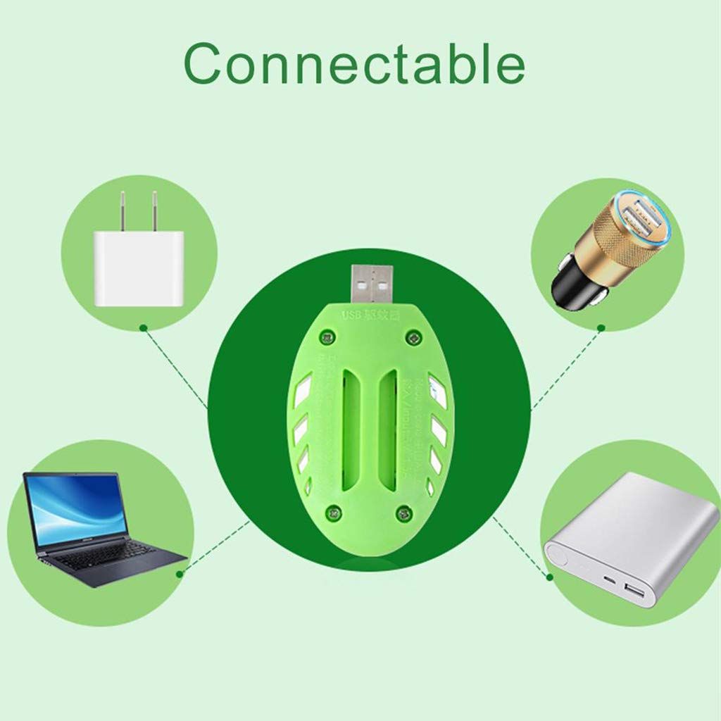 USB Powered Mosquito Repellent Plug In Musquito Killer Indoor Insect Repellent Plug In Mosquito Repellent Incense Mat Heater Portable Electric Mosquito Repellent for Indoor Car Outdoor Camping
