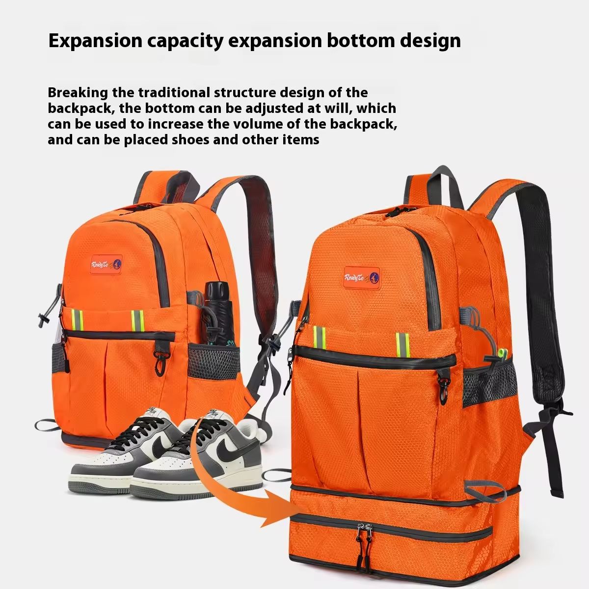 Large Capacity Lightweight Foldable Backpack, Hiking Backpack Ultralight Water Resistant Packable Daypack, Durable Travel  Bags  for School, Outdoor Sports, Travelling, Camping Biking Walking