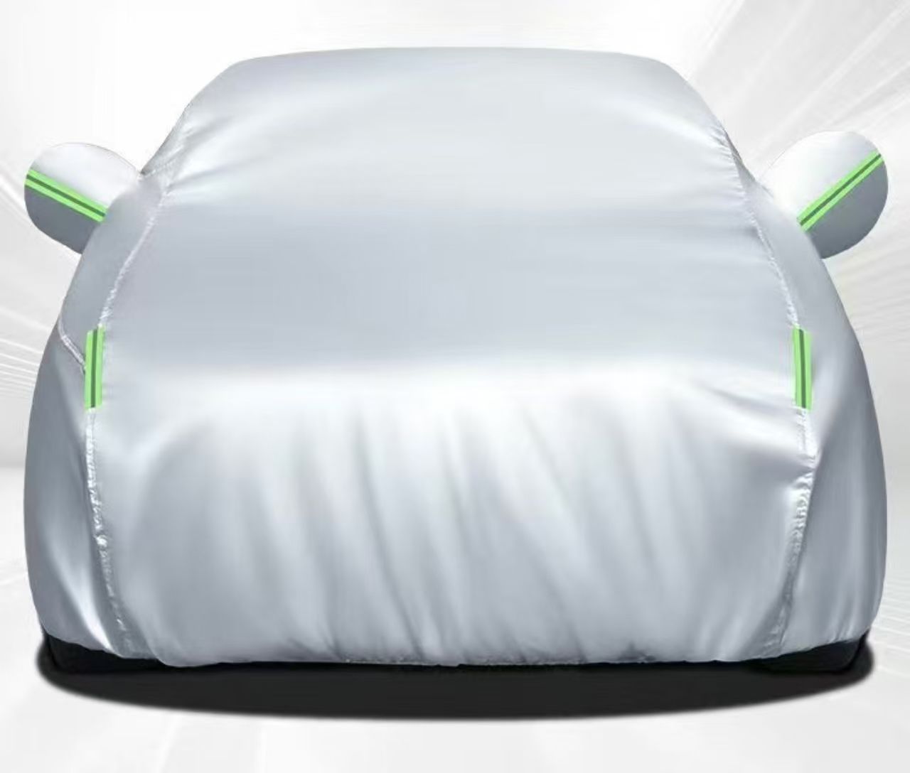 Car Cover Waterproof Breathable, Outdoor Full Cover Rain Sun UV Dust All Weather Protection, Universal Fit Most of car