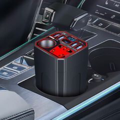 Car Charger Inverter, Multifunctional Car Charger Adapter - Efficient Power Inverter with Multi Ports for Vehicle, Powerful Converter Car Adapter for Plug,Cigarette Lighter USB Charger
