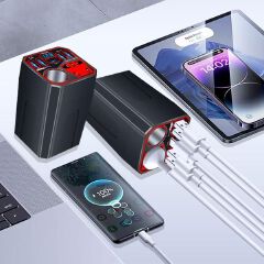 Car Charger Inverter, Multifunctional Car Charger Adapter - Efficient Power Inverter with Multi Ports for Vehicle, Powerful Converter Car Adapter for Plug,Cigarette Lighter USB Charger