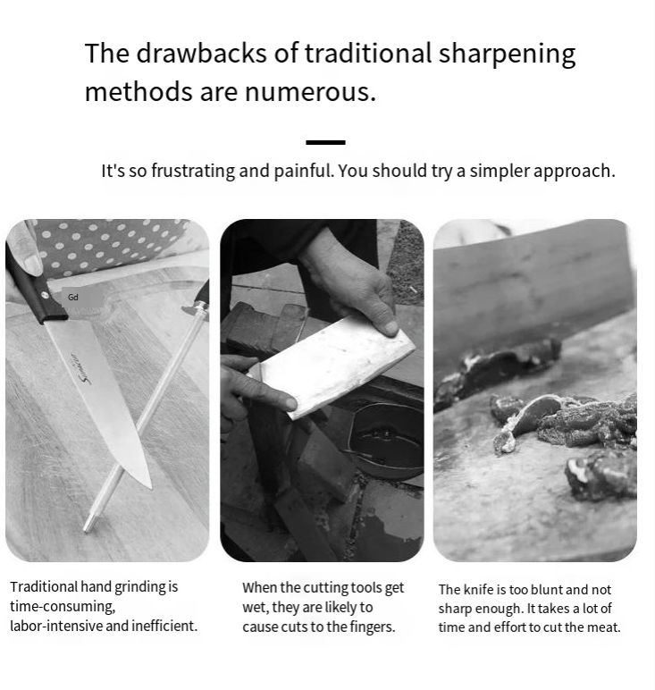 Electric Knife Sharpener, Top Grinder Quick Sharpening and Polishing Easy to Use for Kitchen Knifs Scissors, Multifunctional Utility Gadgets Sharpener USB-powered Fast Sharpening Stone Grindstone