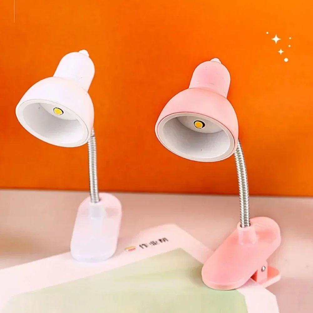 Desk Lamp, Creative Table Lamp, Portable Night Light, Best Desk Lamp Portable Clip Night Light for Desks, Nightstands and Studying with Eye Care Features New Mini LED Eye Protection Book Night Light